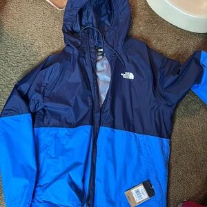 The North Face lightweight jacket blue size XL